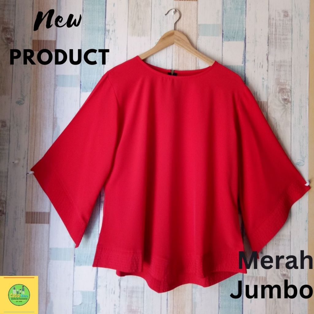 Atasan Sifon Jumbo Perempuan Wanita Cewek Ibu Ibu