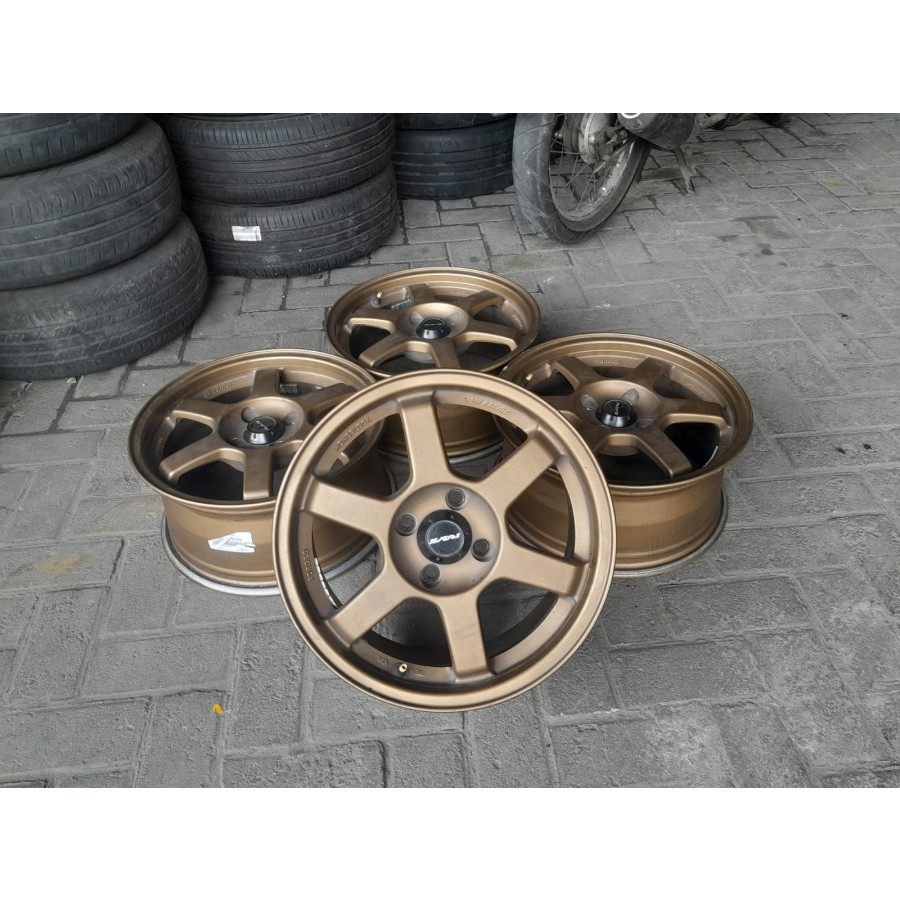 Velg Mobil Bekas TE37 R15X7 4X100