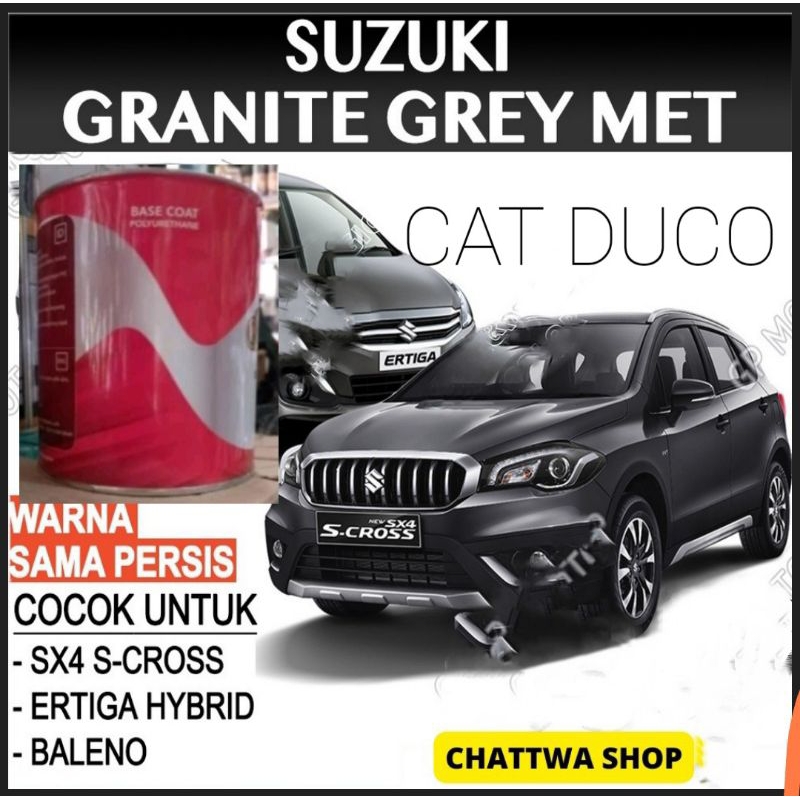 Cat Oplos Mobil Suzuki Granite Gray Cat Abu Abu metallic Mobil Suzuki Pu 1kg