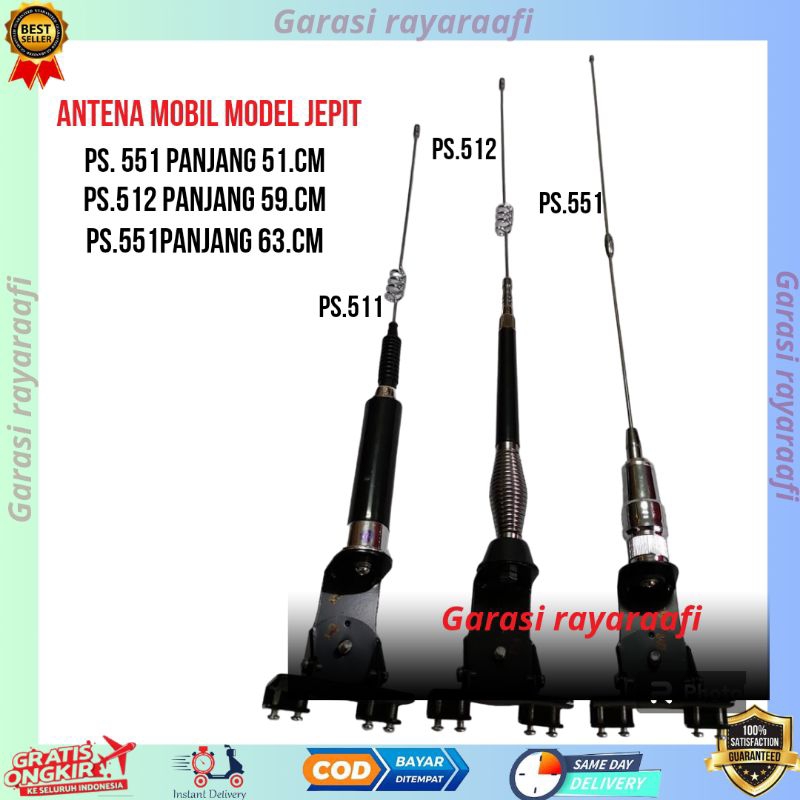 antena mobil model jepit universal antena mobil suv l300 losbak pickup offroad truk