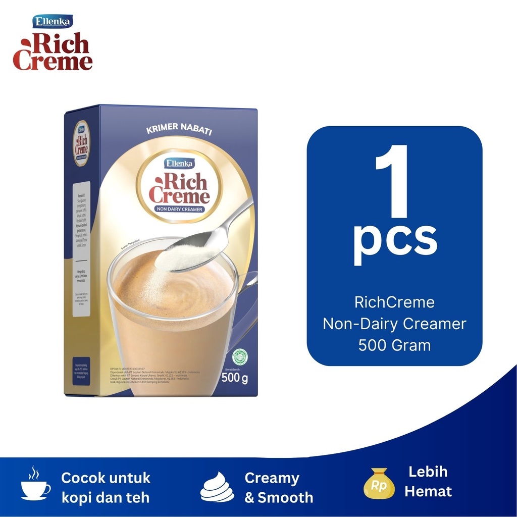 

RichCreme Non Dairy Creamer 500gr Rich Creme Krimer Nabati