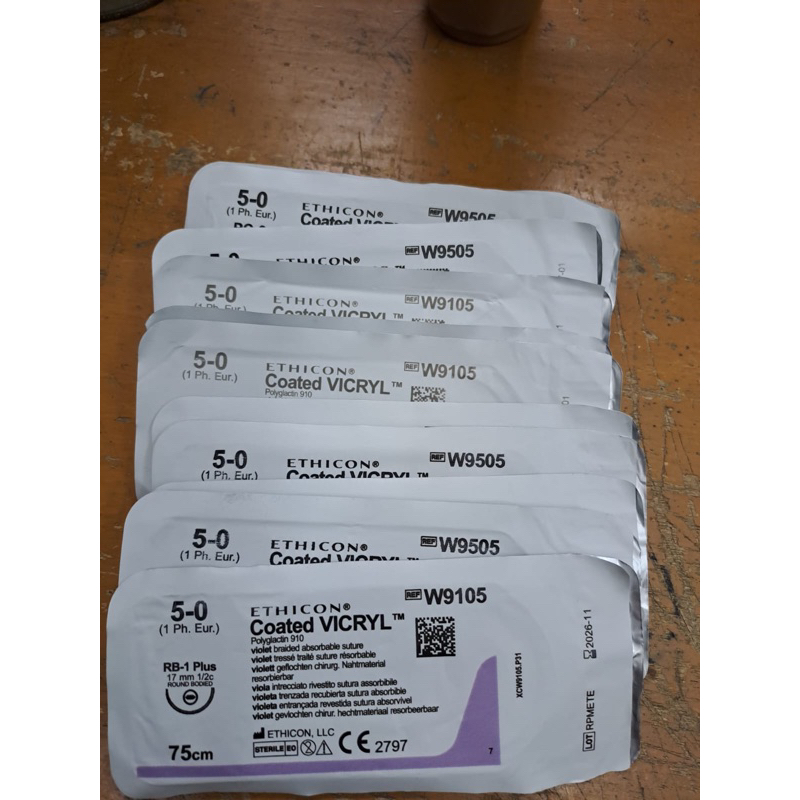 Coated Vicryl 5/0 per pcs