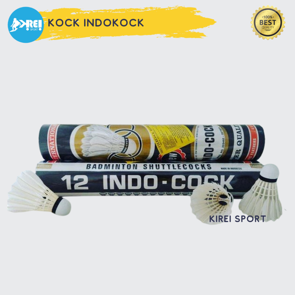 Shuttlecock/Kok/kockBadminton/Bulutangkis Indo Cock Spin