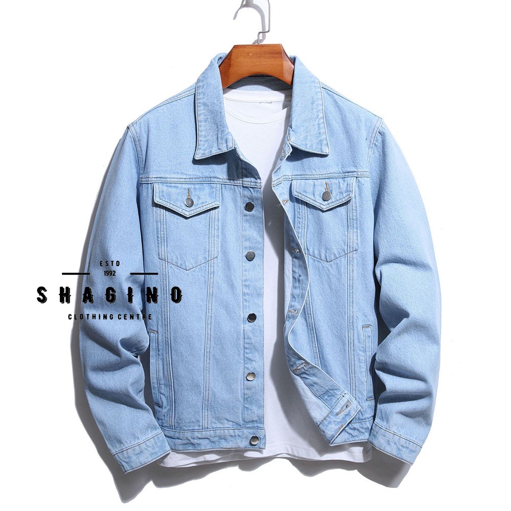 Shagino Terbaru Jaket Jeans Pria / Jaket Jeans / Jaket Jeans Pria / Jaket Jeans Pria Keren / Jaket