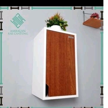 Ambalan Rak Gantung Lemari Mini Lemari Makeup Minimalis