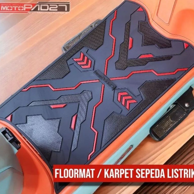 Karpet Pijakan Kaki Motor Listrik UwinflyGodaExoticGenio Premium