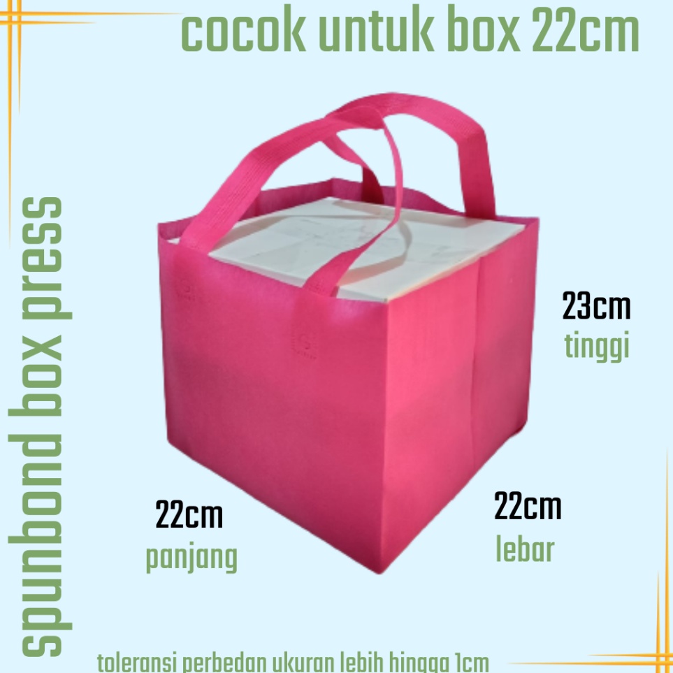 

Kesempatan Terbatas Tas kotak hajatan handle lipat samping box nasi 22 x 22 kotak snack isi 12pcs