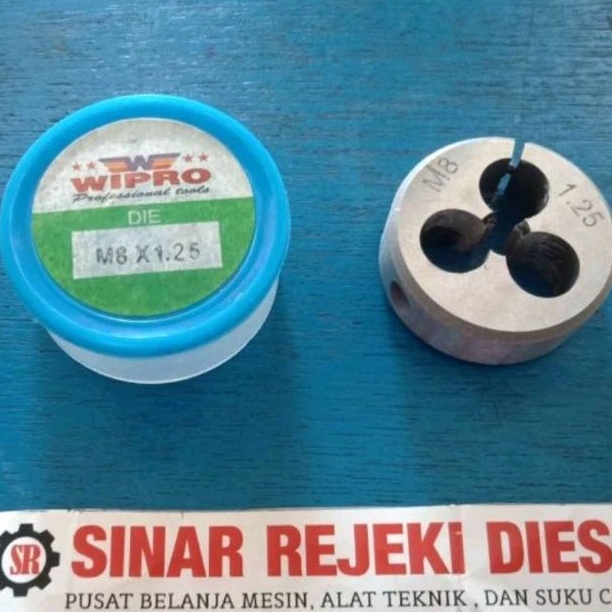 Mata Senai M8 x 1.25 Drat Luar Baut Mata Snei Snai Dies Head M8x1.25