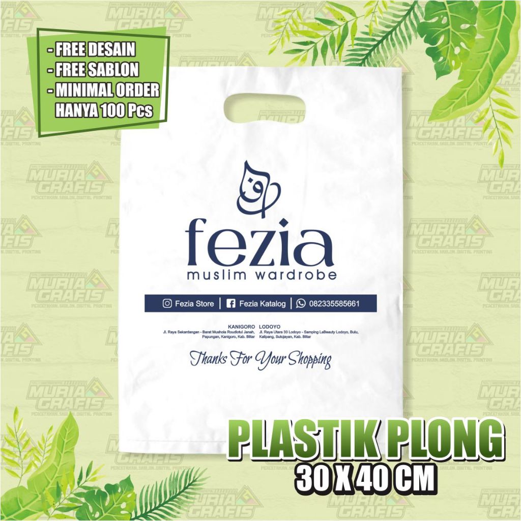 

SABLON PLASTIK PLONG 30X40 HDPE