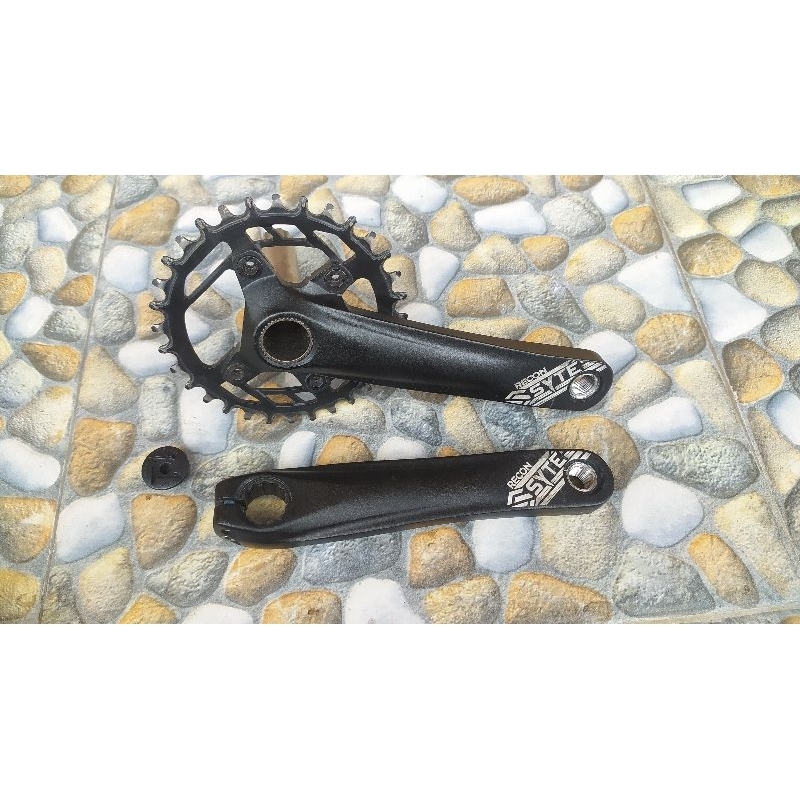 Crank Crankset Syte Recon 32T Arm 170mm HT2 Hollowtech 2 Second (Bekas)
