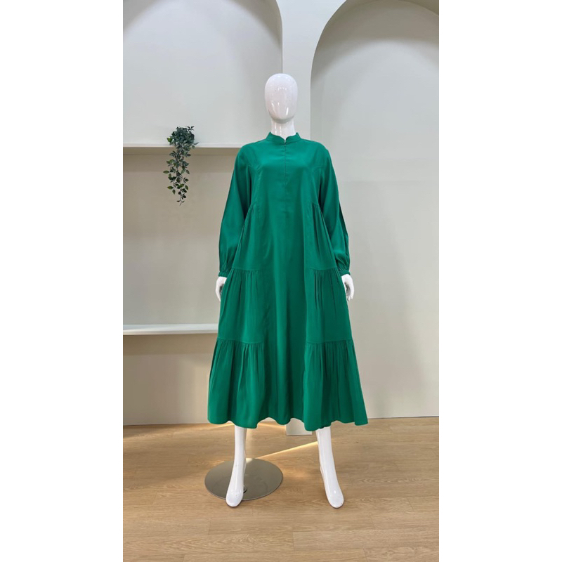 SB Midi Dress Polos Original by Warna / Midi Dress Rampel