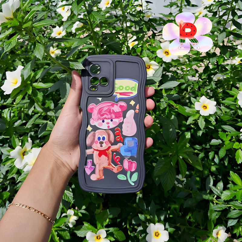 Watermelon_Sugar - Case Handphone VIVO Hitam Aesthetic