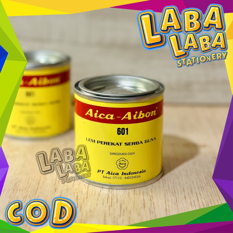 

LabaLabaStationery Lem AICA AIBON Kaleng 70 GR