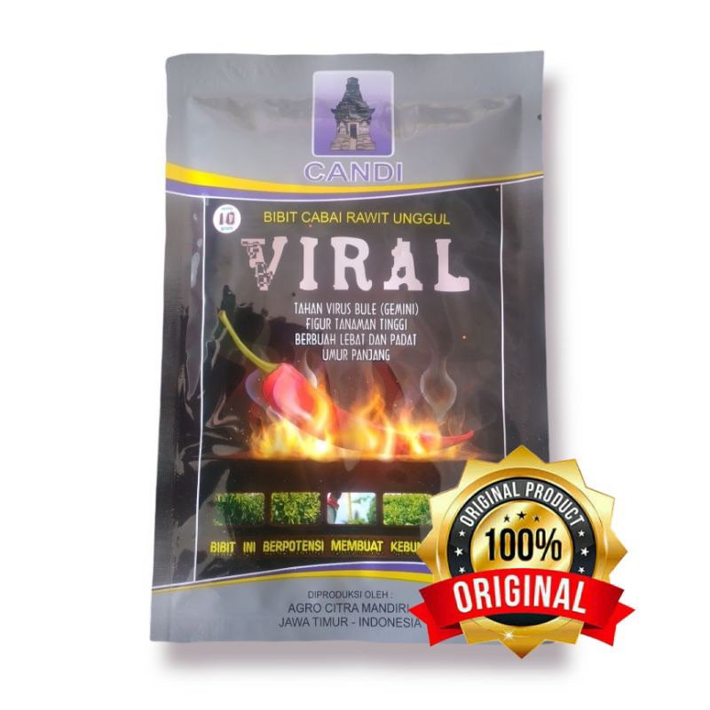 Benih Cabe Viral cabai viral 10 Gr ( jaminan asli )