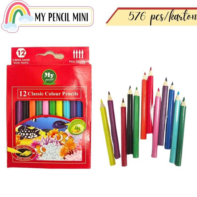 

Pensil warna isi 12 pencil warna kayu bagus