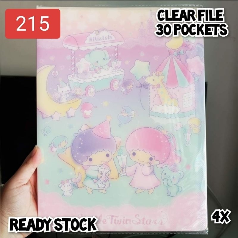 

Map File Folder A4 30 Pockets / 30 Kantong Sanrio Karakter Little Twin Stars