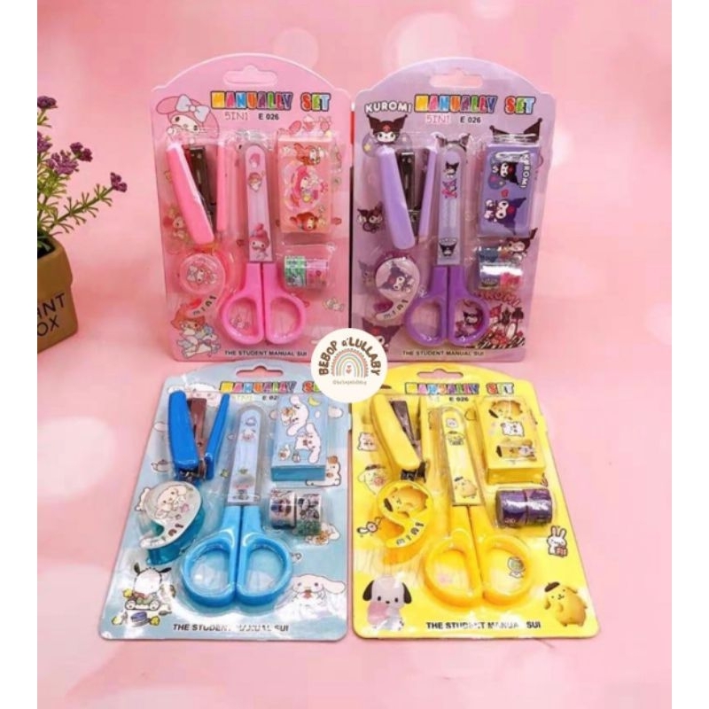 

GUNTING ANAK SANRIO CINNAMOROLL SCISSOR KUROMI MY MELODY CUTTER STUDENT SAFETY