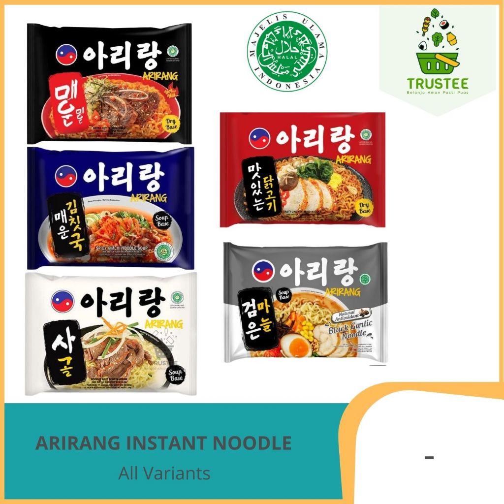 

Arirang Noodle Soup/ Mie Instan Kuah Sup Sumsum Halal