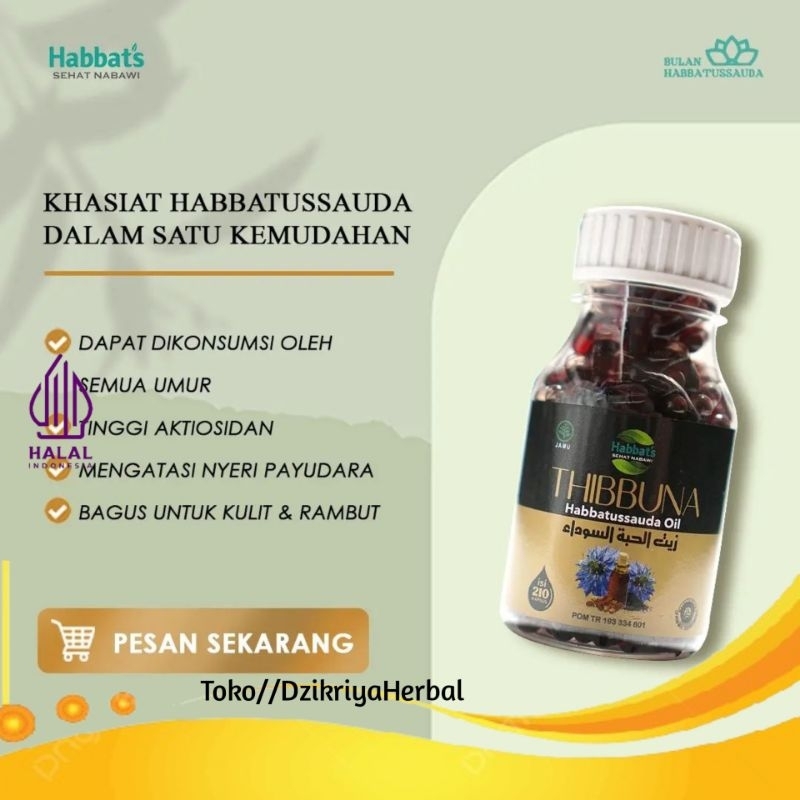 TERLARIS THIBBUNA Habbatussauda Oil Kapsul