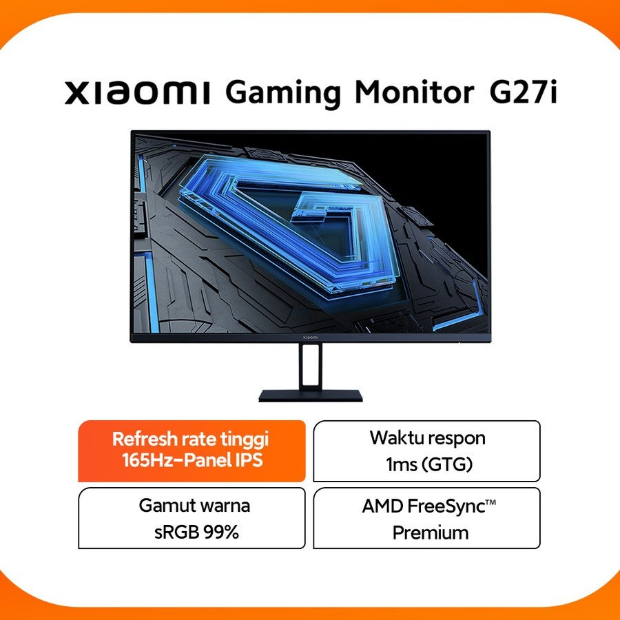 Monitor Xiaomi Gaming G24i / G27i / G Pro 27i / G27Qi IPS FHD Garansi Resmi