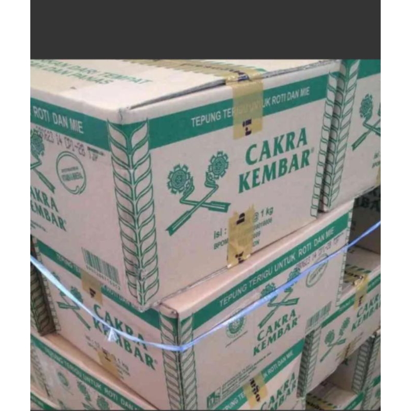 

Terigu Cakra Ekonomis 1kg x 12pcs Per Dus