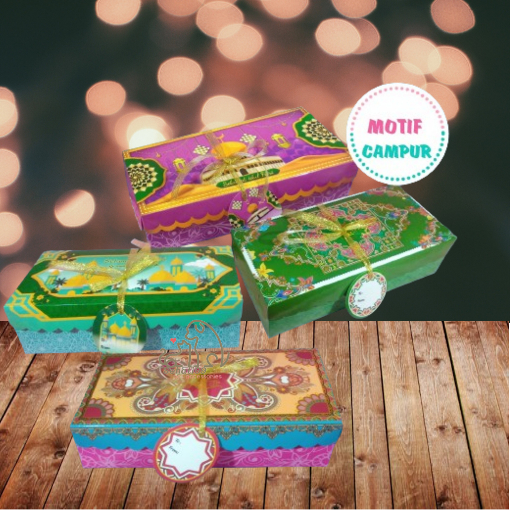 

Box Lebaran Toples Brownies / Packaging Idul Fitri ISI 12 PCS