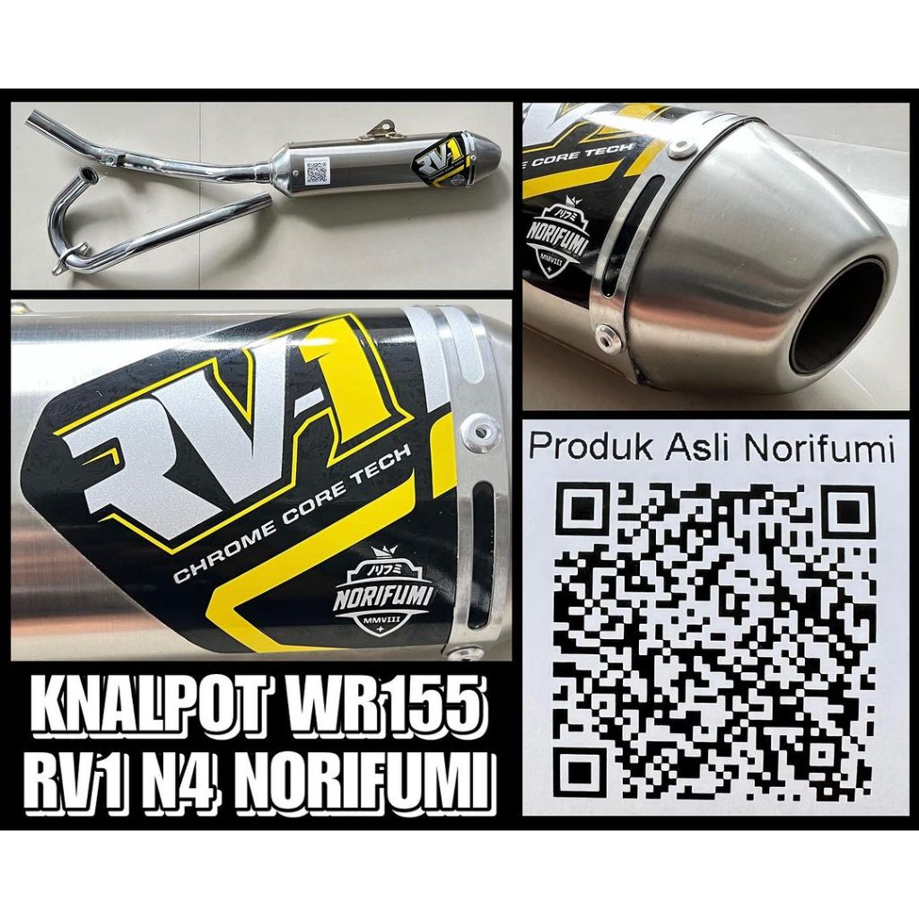 Knalpot NORIFUMI RV1 N4 Original - WR155