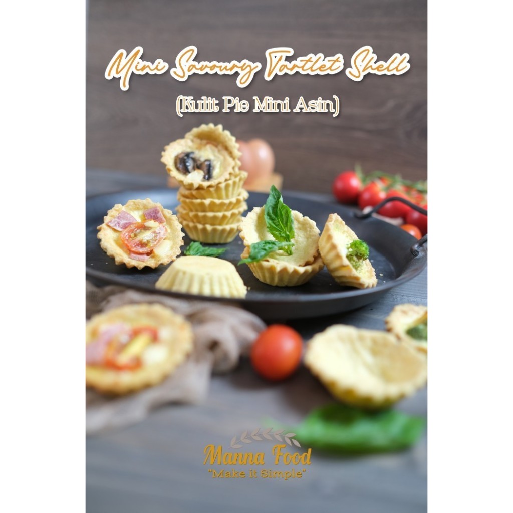 

Manna Food Savoury Tartlet Shell / Kulit Pie Asin