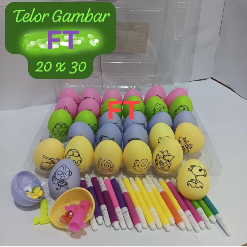 

permen telur gambar 30 pcs
