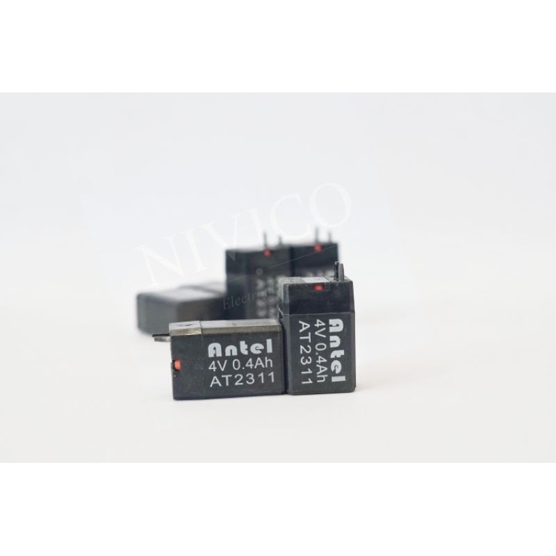 Baterai Aki 4V ANTEL 400 mah 4 x 2.5 x 1.8 cm