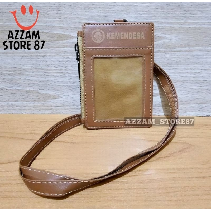 

Holder ID Card Tali Lanyard Name Tag Model Resleting Logo KEMENDESA