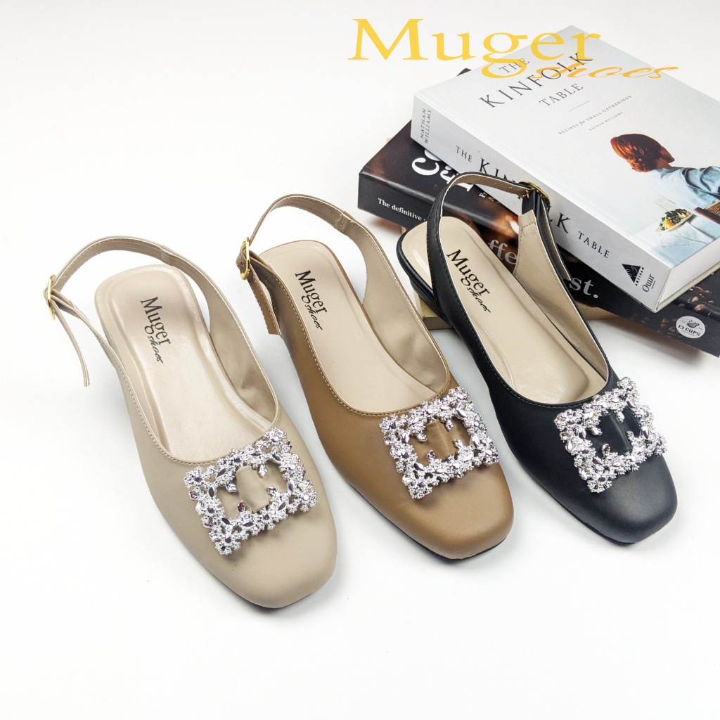 Stevy, sepatu Wanita, Sepatu Heels/ Hak Tahu 2cm Muger Shoes