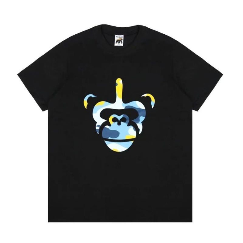 House of Smith Tshirt Gorillaface Black catton unisex