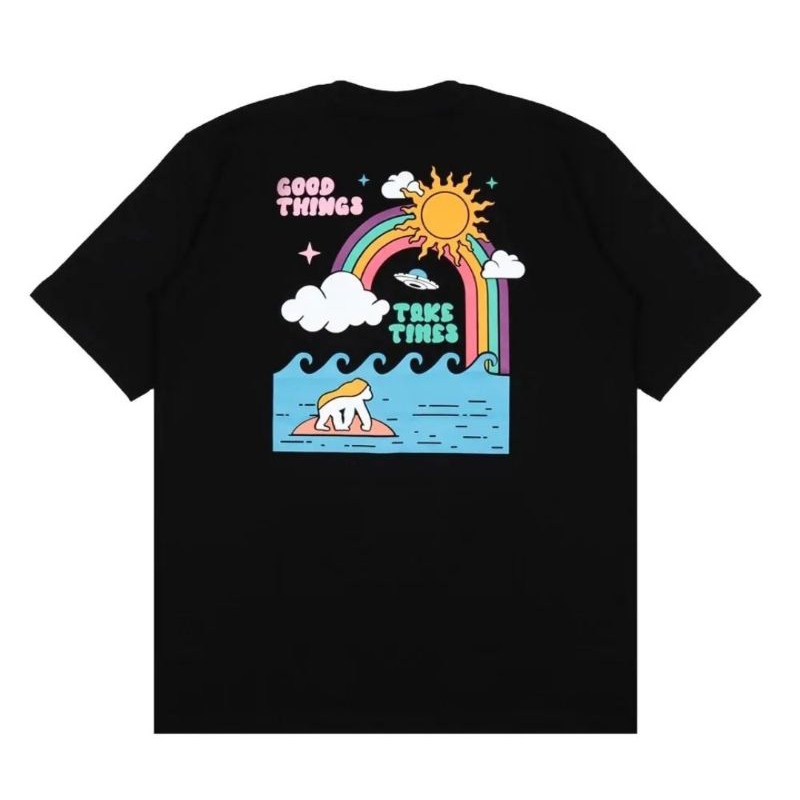 House of Smith Tshirt SMIGOOT Black catton unisex