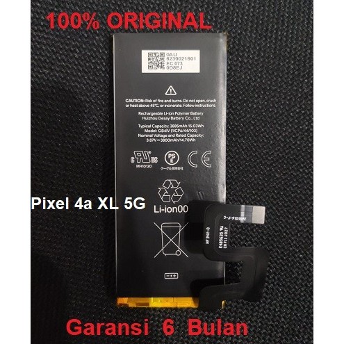 Battery Baterai Batere Batre Google Pixel 4a XL 5G GB4IV Original 100%
