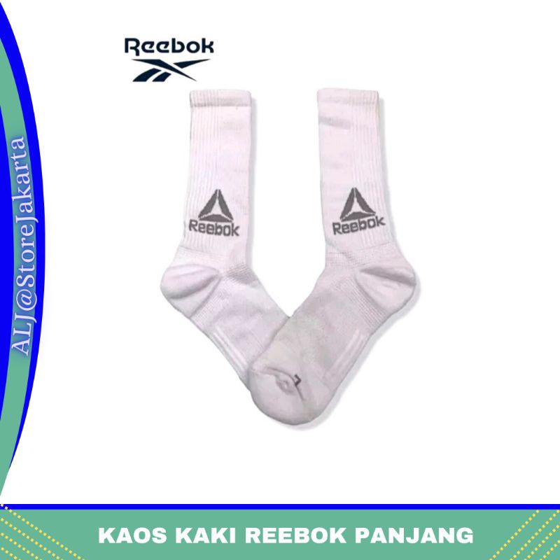 KAOS KAKI REEBOK PANJANG PUTIH ORIGINAL