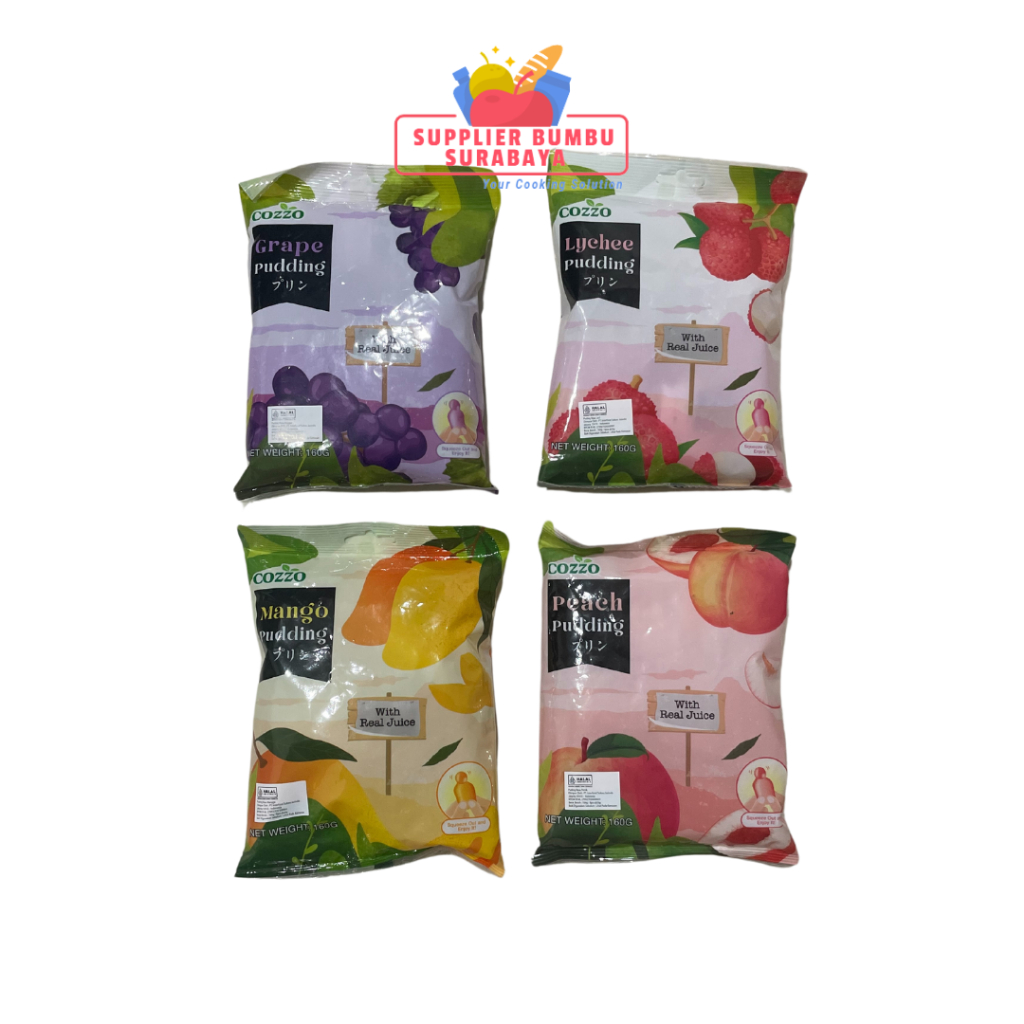 

Cozzo Pudding Grape Lychee Mango Peach 160g