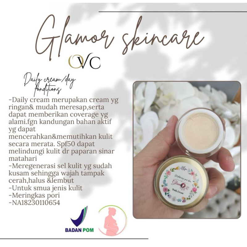 Glamor Daily Cream BPOM