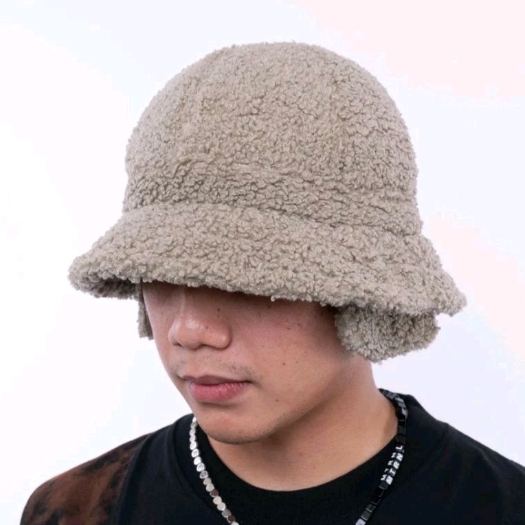 bucket hat MATERNAL X BASED CLUB creamy