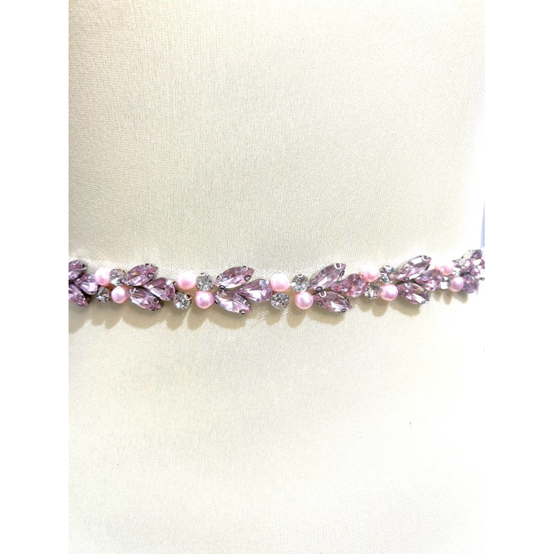 Feb428 Payet Rangkai Sabuk Pinggang Dada Kebaya W20 Aksesoris Fashion