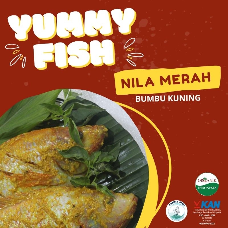 

IKAN NILA MERAH BUMBU KUNING 600 - 700 gram