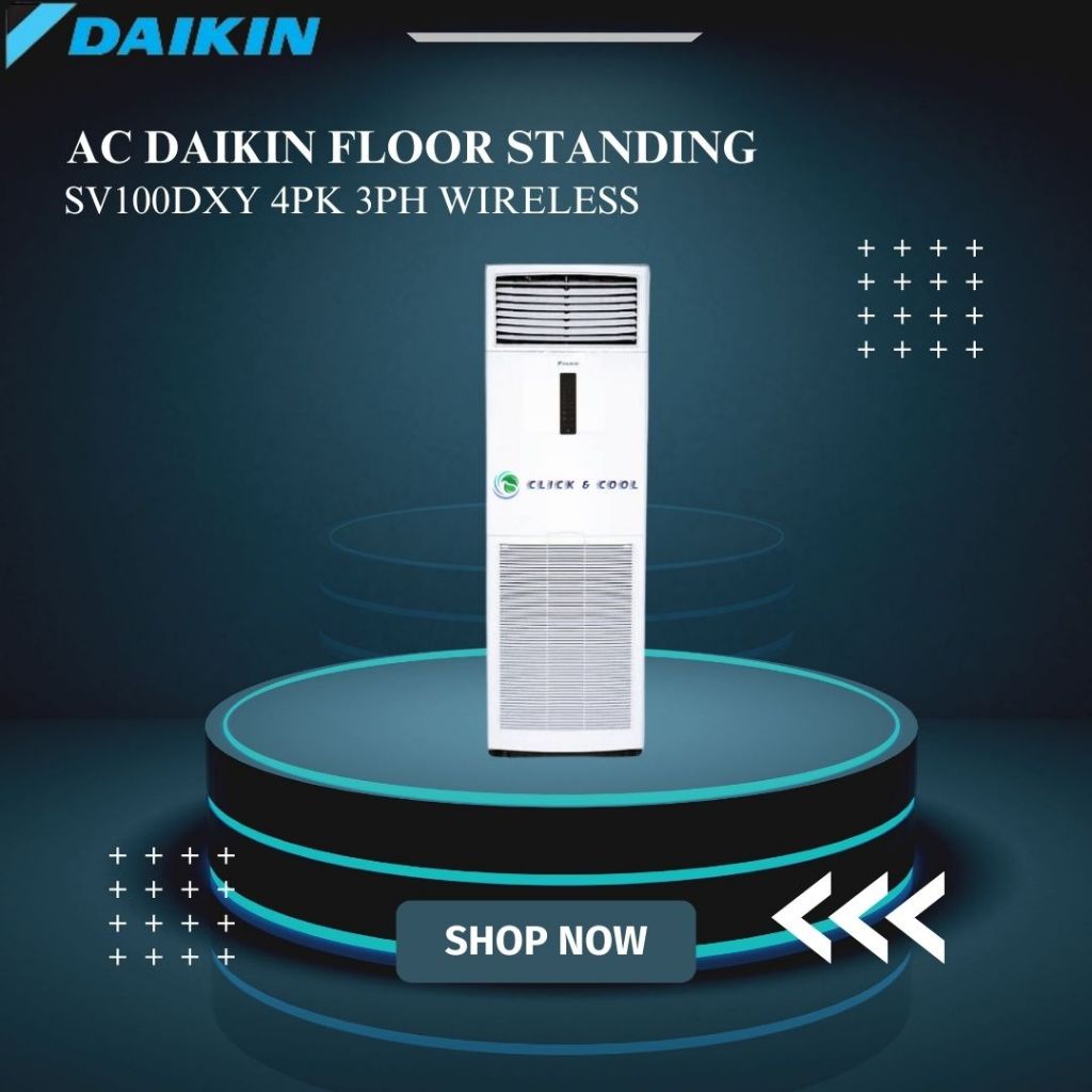 AC DAIKIN FLOOR STANDING SV100DXY 4PK 3PH WIRELESS
