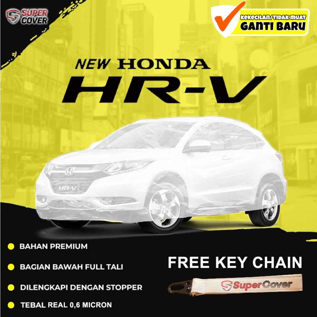 Cover mobil plastik transparan Honda HRV