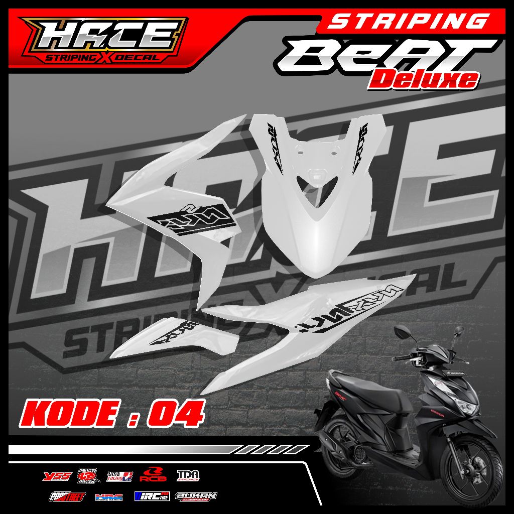 04 STICKER CUTTING BEAT DELUXE - STICKER STRIPING CUTTING BEAT DELUXE GRAFIK THAILAND