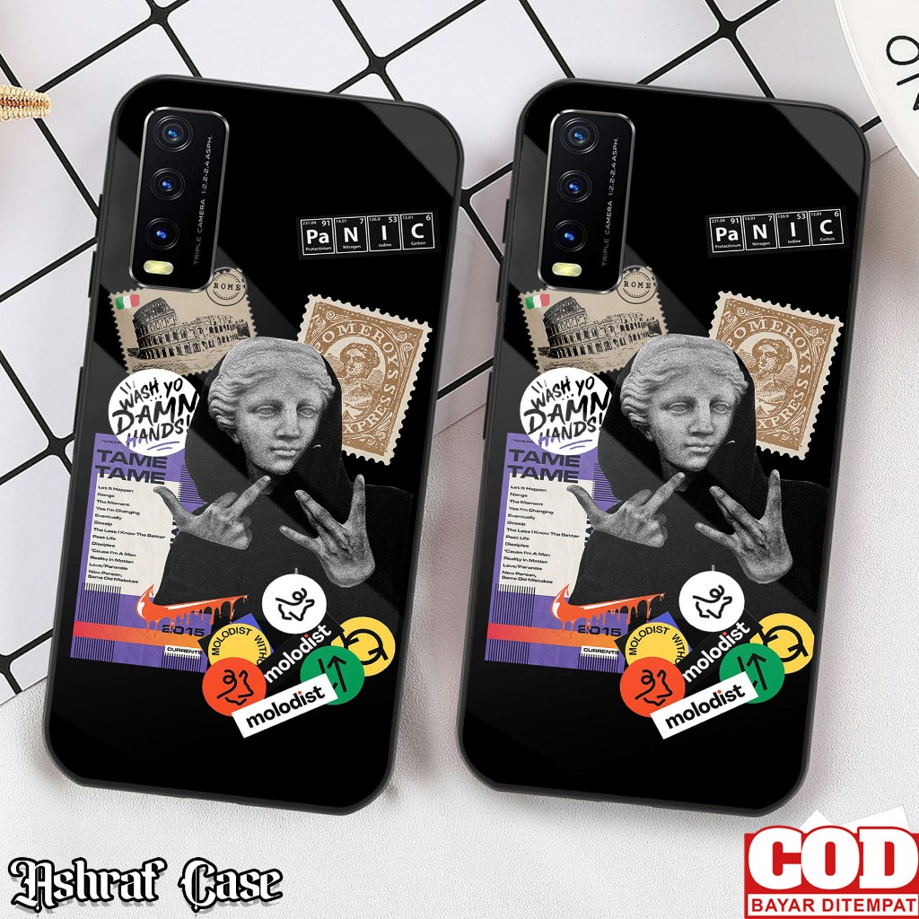 Case VIVO Y12S / Y20 / Y20S / Y20SG - Casing VIVO Y20 / Y12S / Y20S / Y20SG ( Estetik ) Silikon Hp Y