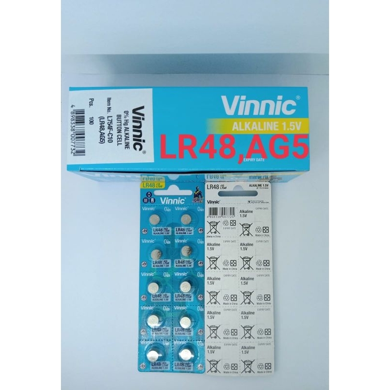 Baterai Lithium vinnic RL48/AG5