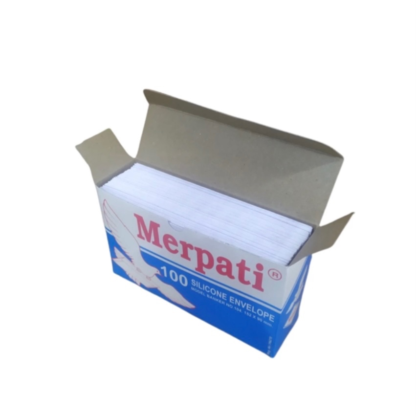 

Amplop Merpati Polos No 104 70 GRAM Silicone (Perekat) - 100 Amplop