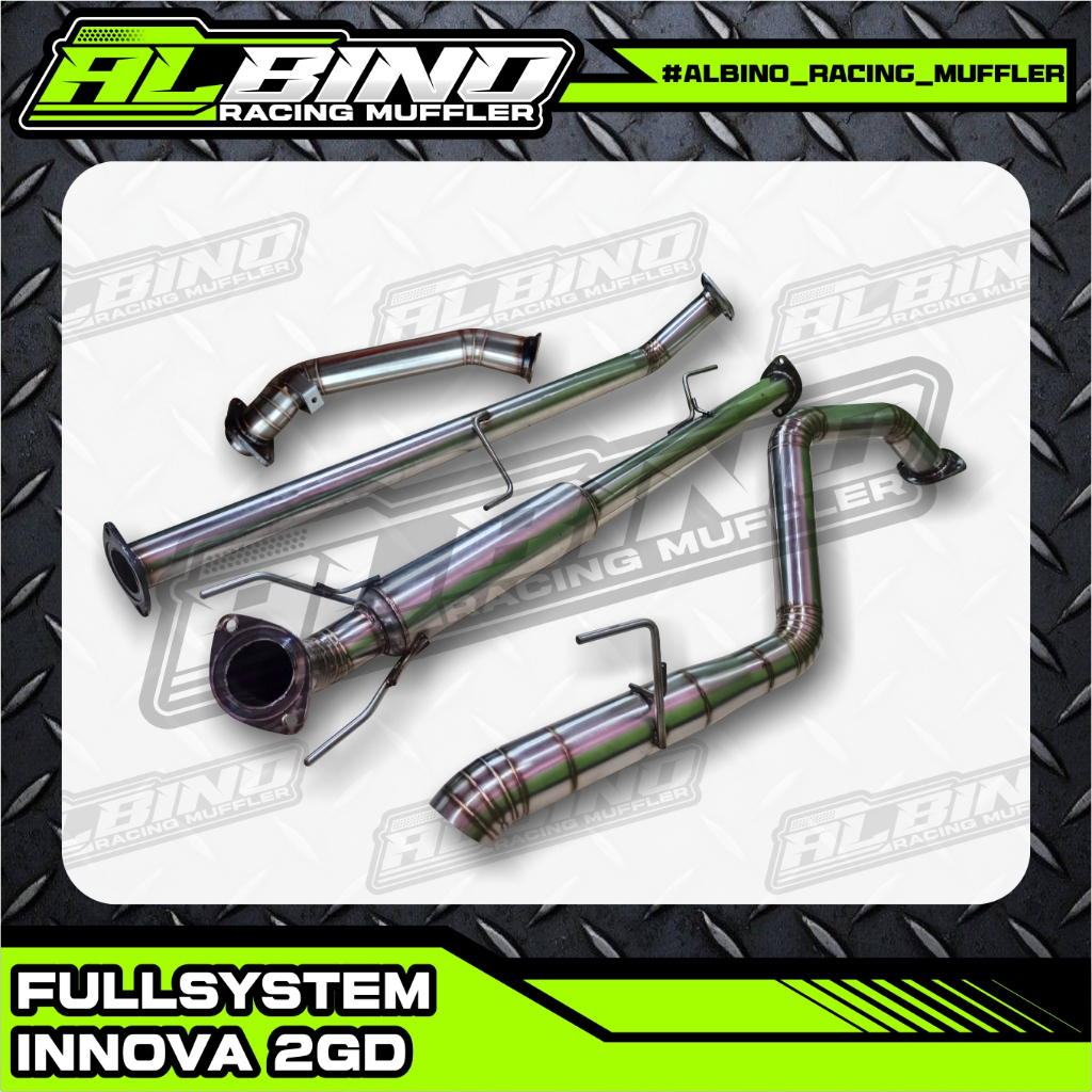 KNALPOT FULL SYSTEM INNOVA 2GD FORTUNER VRZ FORTUNER GR