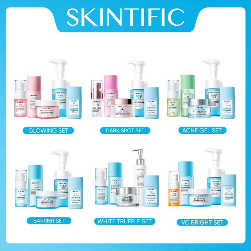 SKINTIFIC 5x Ceramide Series Hydrating Series Glowing Series Acne Series Truffle Series