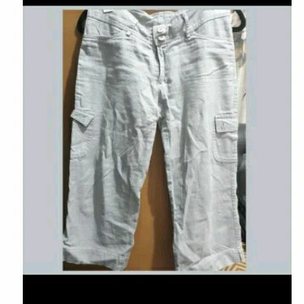 W.LO celana kulot linen